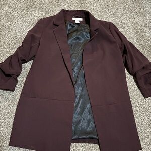 Burgundy Pantsuit Set